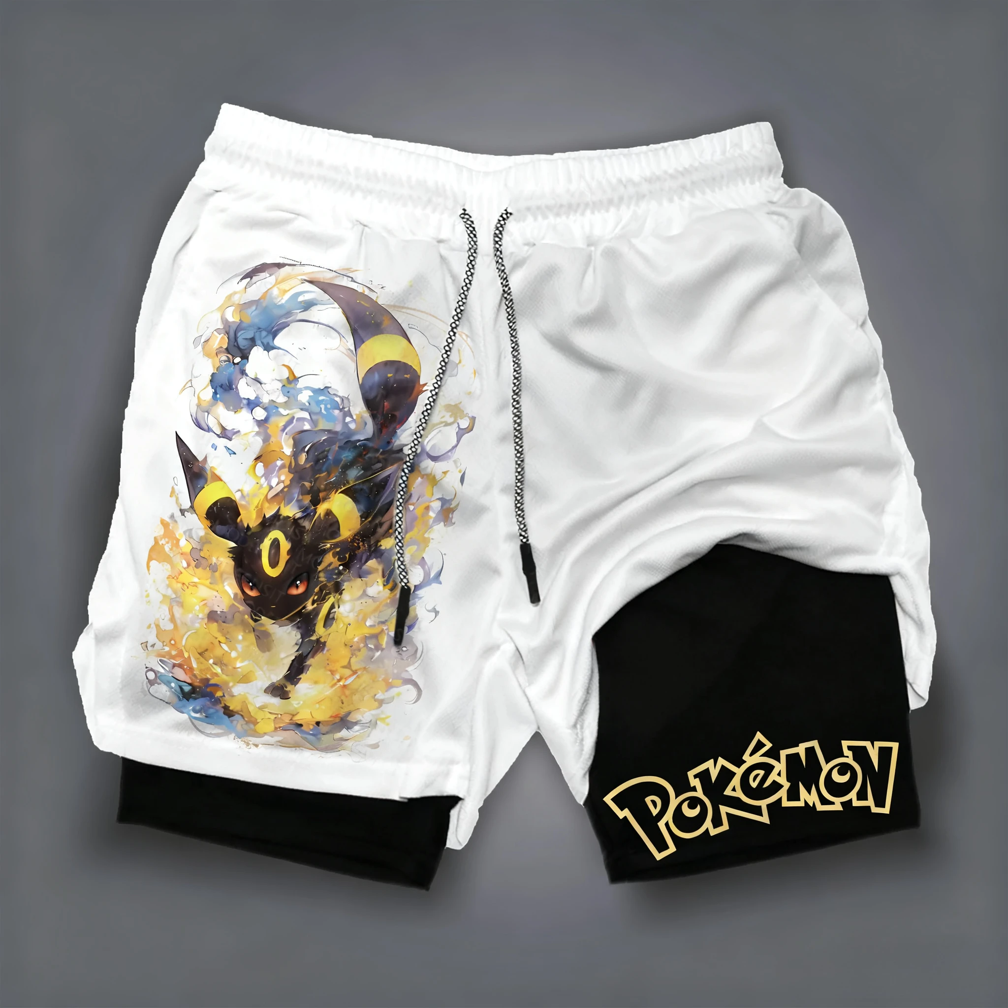 Outdoor Sport Hat - Shorts Esportivos 2 em 1 Pokémon