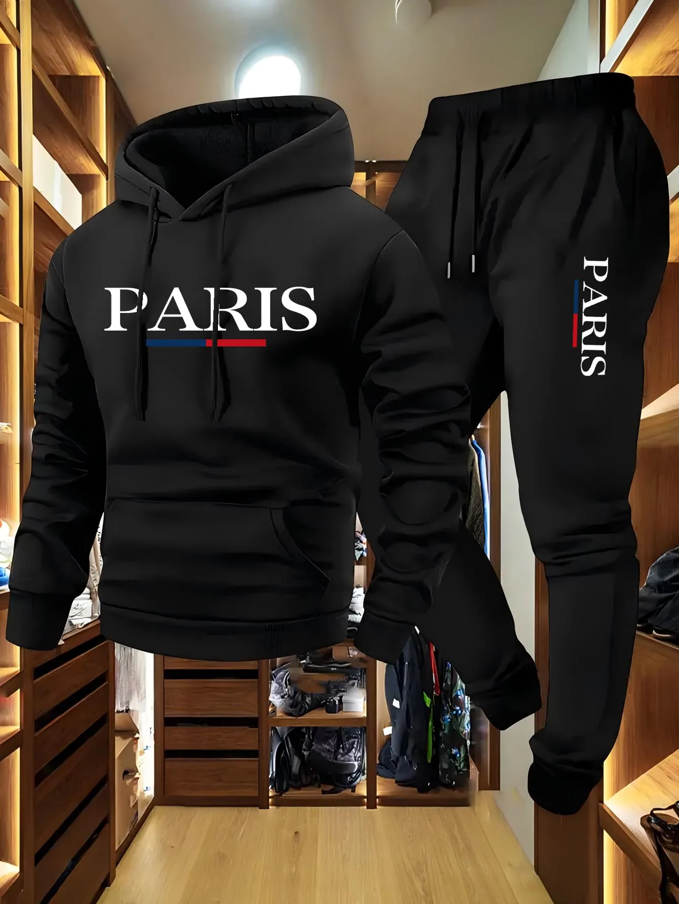 Outdoor Sports Leisure - Conjunto de Moletom Masculino de Moda