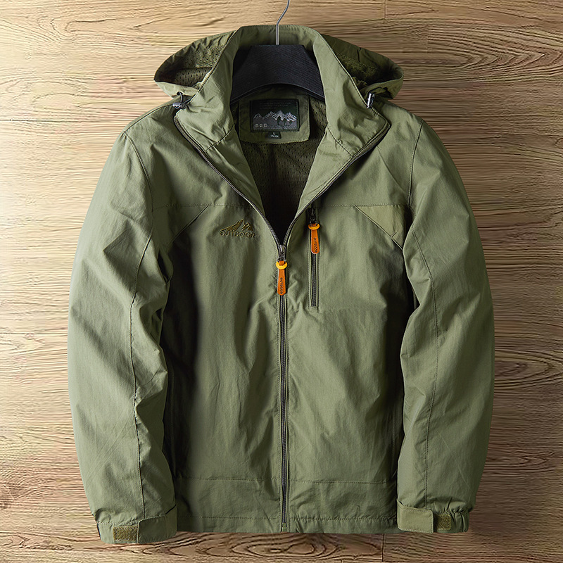 Outdoor Sport Waterproof Jacket - Jaqueta Masculina Impermeável de Primavera, Alta