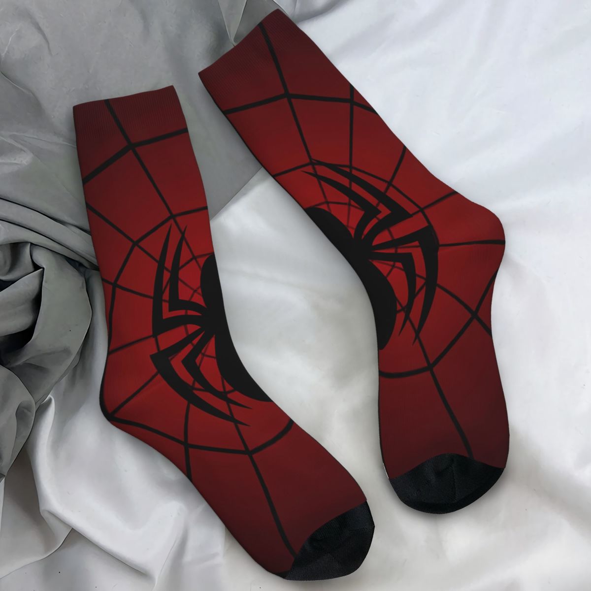 Outdoor Sport Hose - Meias de aranha vermelha anime dos