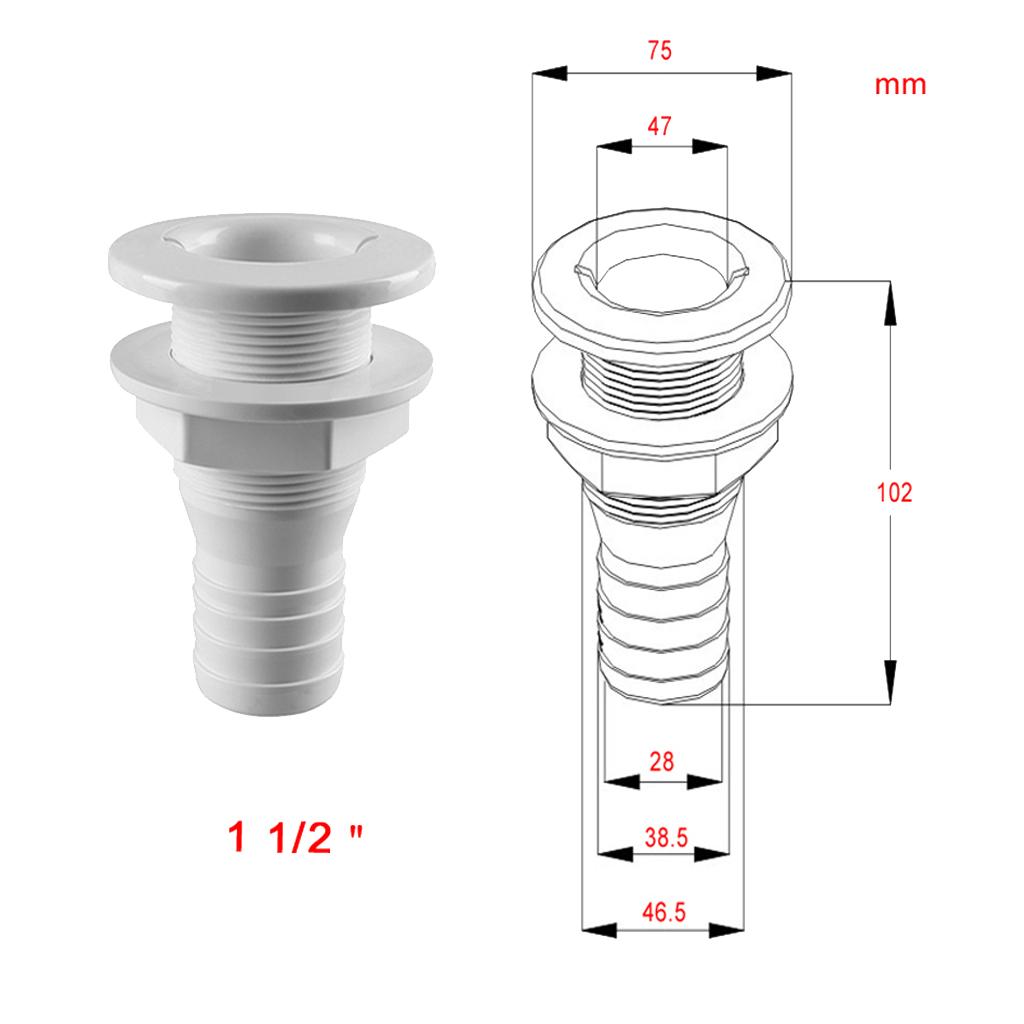 Outdoor Sport Hose - Conector de Drenagem para Barcos: Peça