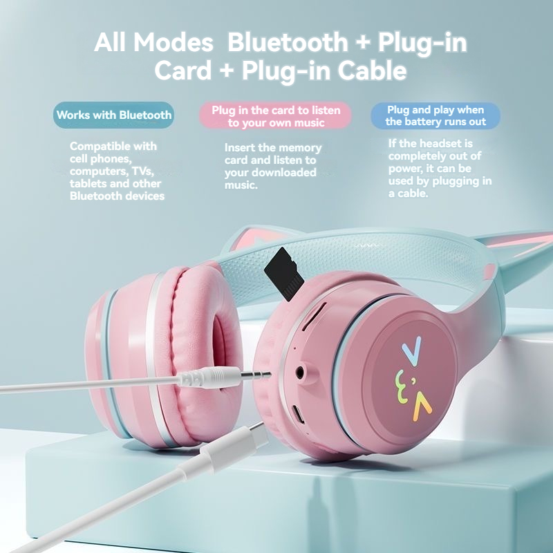 Outdoor Sport Activities For Kids - Fones de ouvido sem fio RGB
