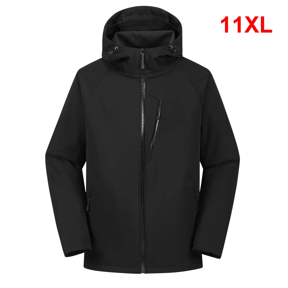Outdoor Sport Waterproof Jacket - 11xl 10xl plus size jaqueta corta-vento