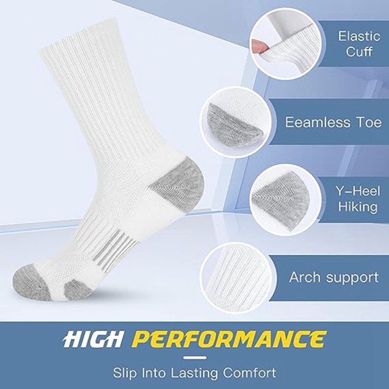 6 pares de meias de corrida co - Outdoor Sport Hose avaliação e preço