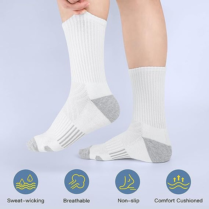6 pares de meias de corrida co - Outdoor Sport Hose avaliação e preço