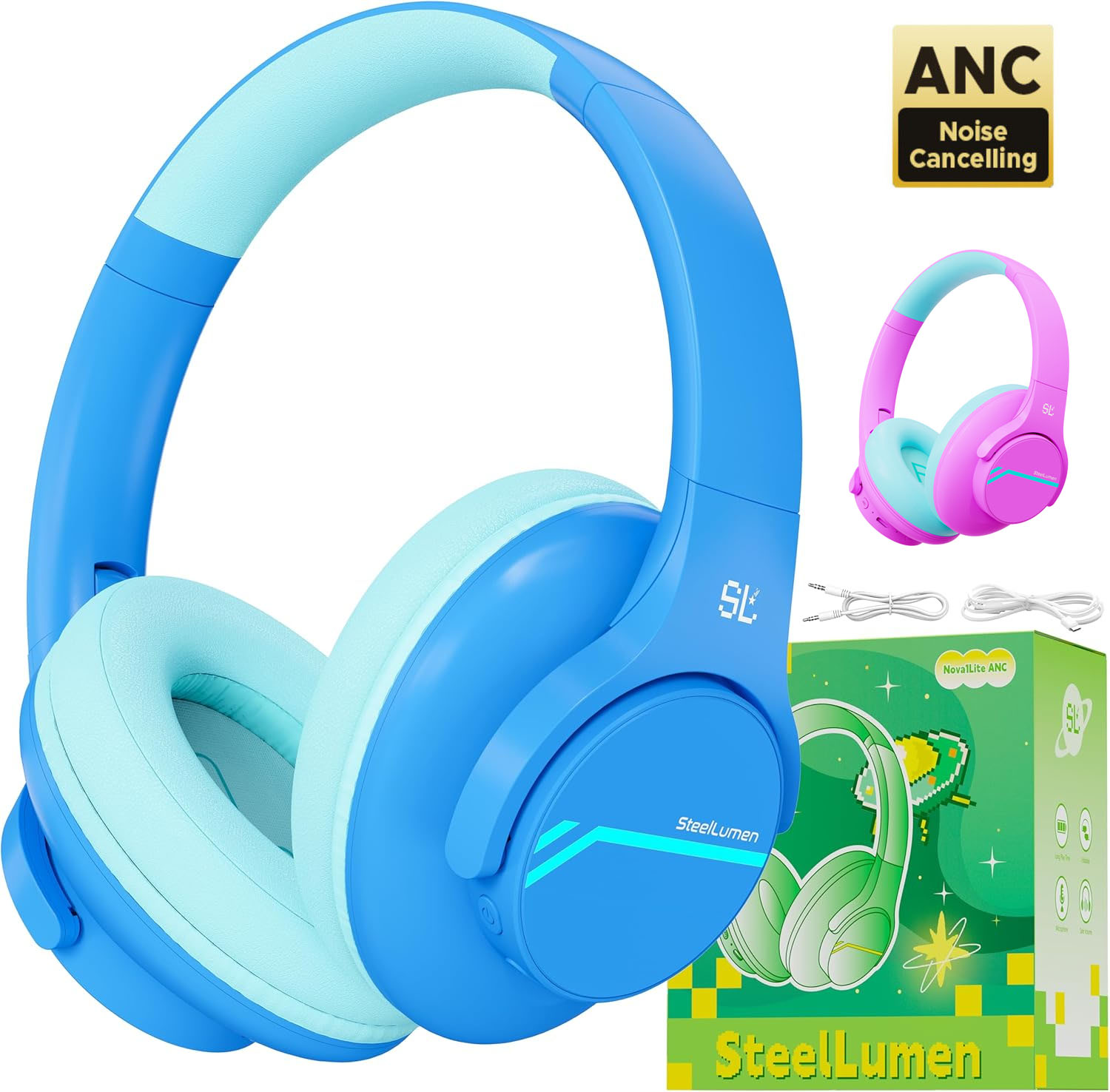Anc cancelamento de ruído fone - Outdoor Sport Activities For Kids avaliação e preço