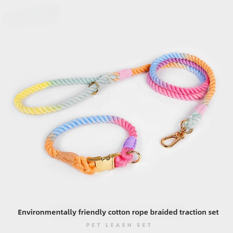 Loudik atacado tecido à mão co - Headcollar Rope Set avaliação e preço