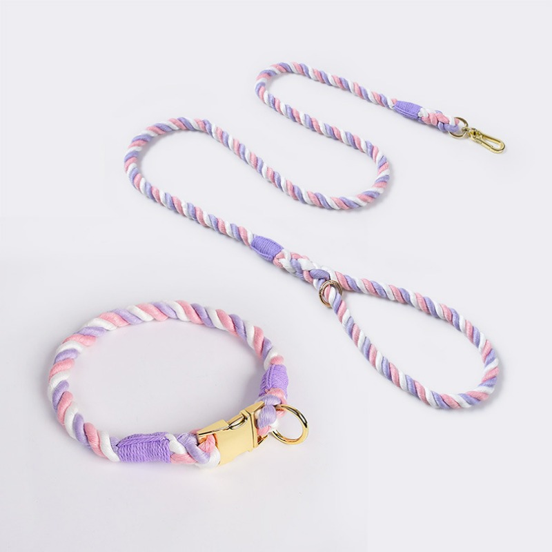Loudik atacado tecido à mão co - Headcollar Rope Set avaliação e preço