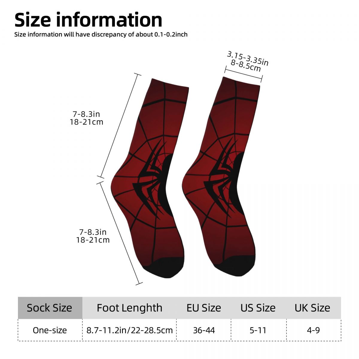 Meias de aranha vermelha anime - Outdoor Sport Hose avaliação e preço