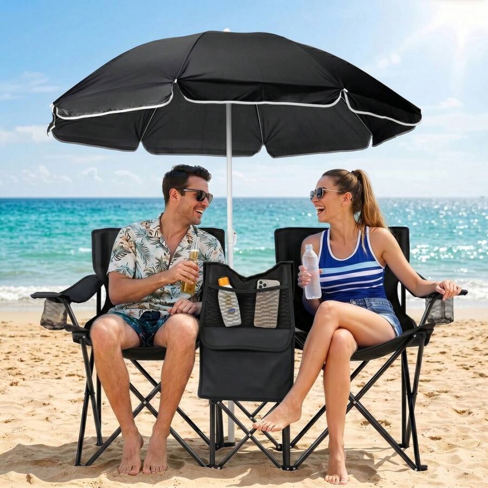 Cadeira de Pesca Dobrável XL c - Outdoor Sports Umbrella avaliação e preço