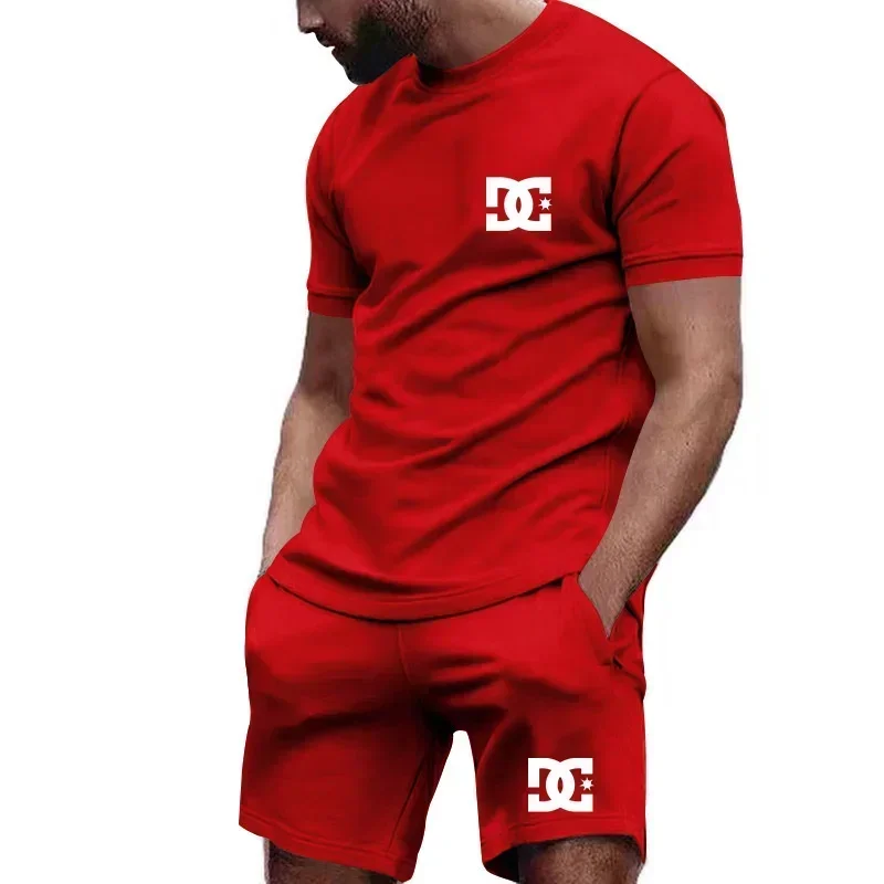 Conjunto de verão masculino co - Outdoor Sports Leisure avaliação e preço