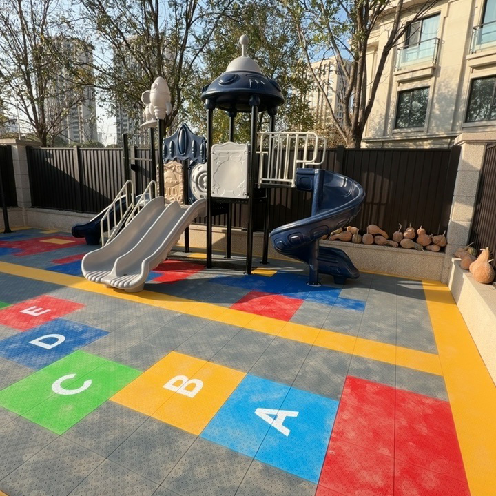 Piso Esportivo Profissional de - Outdoor Sport Court Tiles avaliação e preço