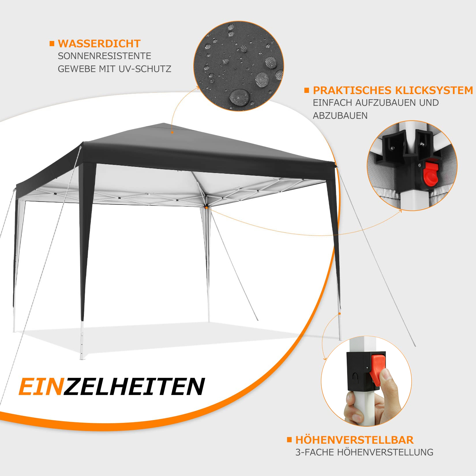 Tenda Pop-up 10x10FT, Gazebo P - Outdoor Sports Center avaliação e preço