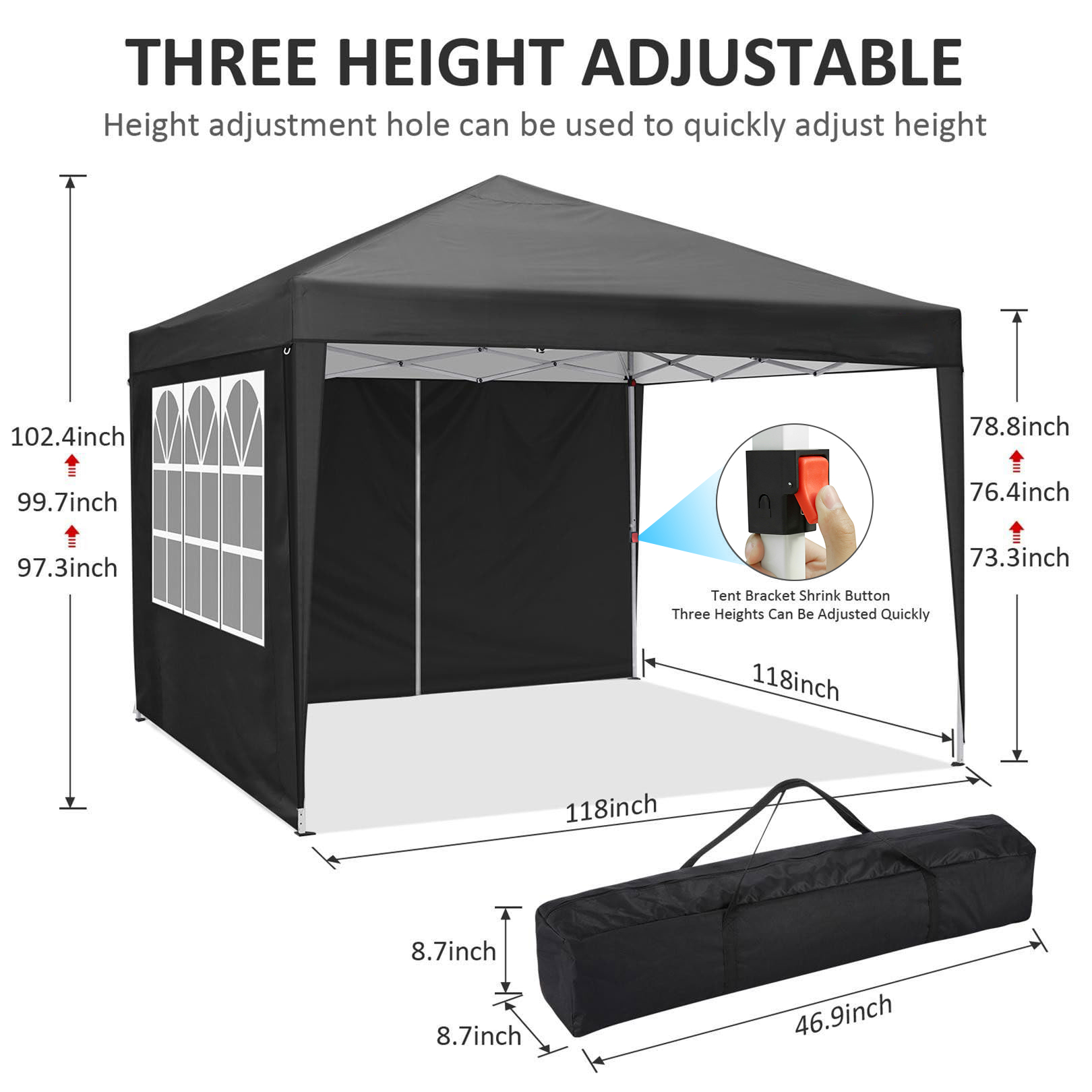 Tenda Pop-up 10x10FT, Gazebo P - Outdoor Sports Center avaliação e preço