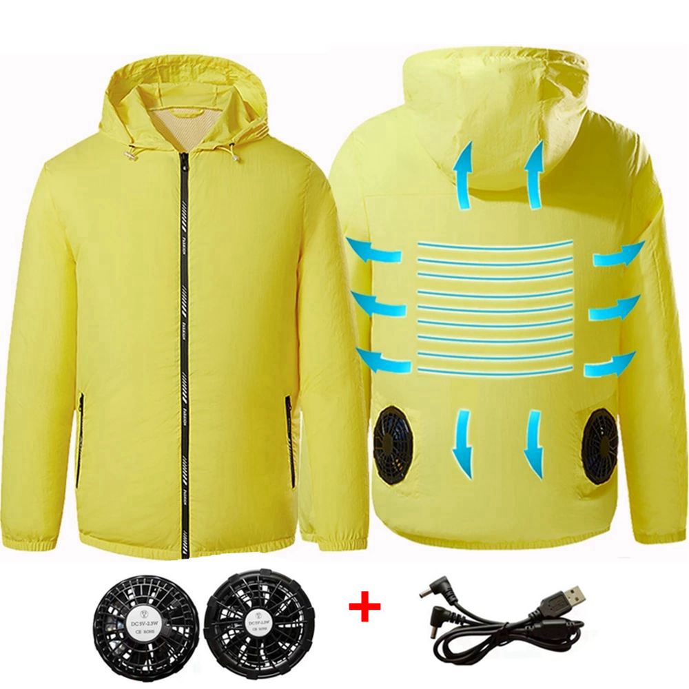 Verão esporte ventilador ar co - Outdoor Sport Brand Jacket avaliação e preço